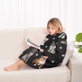 thumbnail image 4 of Dog Breeds Blanket Hoodies for Kids 6-13YR Oversize Wearable Blanket Hoodies for Boys Girls Teens, 4 of 7