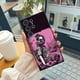 thumbnail image 4 of Exprese su personalidad: funda para teléfono plateada esmerilada con diseño gráfico único para iPhone 15 Pro Max, 14, 13, 12 Pro y 11., 4 of 4