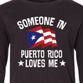 thumbnail image 4 of Inktastic Someone in Puerto Rico Loves Me Long Sleeve Youth T-Shirt, 4 of 5
