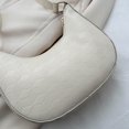 thumbnail image 4 of Rhombic Lattice Underarm Bags Casual Crescent Shoulder Bag para viajes (blanco) Tmvgtek Para Estrenar, 4 of 9