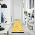 thumbnail image 4 of Yayeee Runner Rug for Bedroom 2'x6' Machine Washable Hallway Non Slip Mat, Big Pink Stars Pattern, 4 of 8