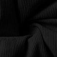 thumbnail image 7 of Women's Cropped Puffer Jacket Faux Fur Hood Full Zip Quilted Warm Winter Coat with Pockets Corduroy Style, 7 of 7