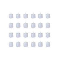 chaungfeng 24-Pack Flameless LED Tea Lights Candles Battery Operated, Fake Electric Candles TeaLights for Votive, Halloween, Wedding, Valentine's Day Centerpiece Table Decor, Christmas