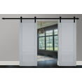 Sturdy Double Barn Door Veregio 7411 Matte Grey 13FT Rail Hangers