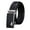 Black Silvery, variant on Men Autumatic Belt Business Formal Belt Smooth Faux Leather Alloy Buckle Anti-break Great Durability Anti-slip Men Meeting Commute Suit Pants Belt White Black