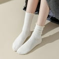 thumbnail image 2 of Zhengup Womens Ruffle Socks Casual Soft Cotton Crew Socks for Women Girls Cute Frilly Ankle Socks 5/6 Pack, 2 of 7