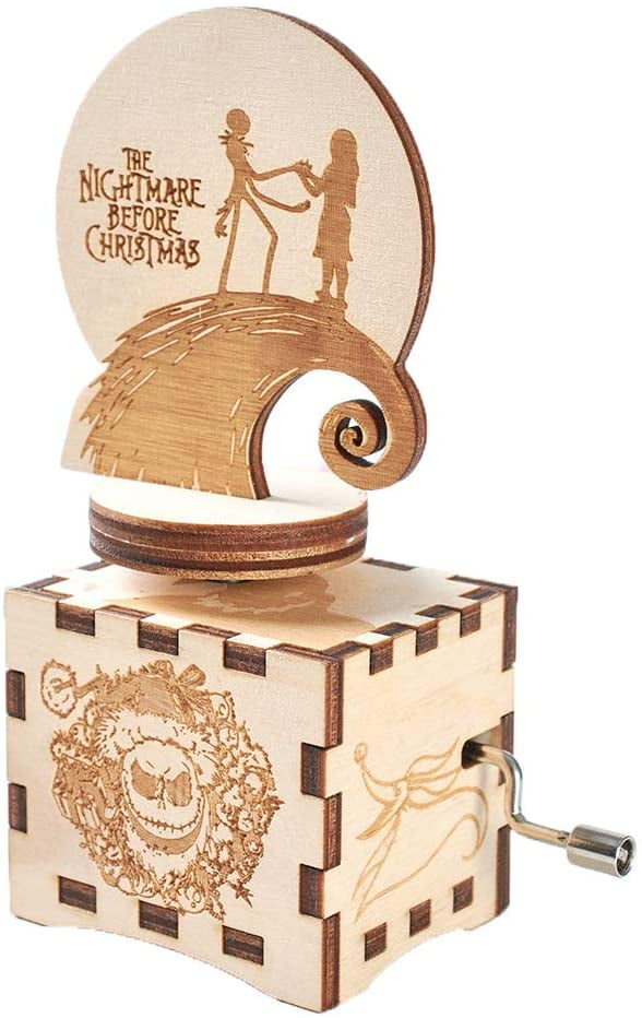 Youtang The Nightmare Before Christmas Music Box Hand Crank Rotating ...