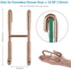 thumbnail image 3 of Rawiri Ganchos para puerta de ducha (paquete de 2), ganchos para toallas para puerta de ducha de vidrio sin marco, ganchos para escobilla de ducha, color negro, 3 of 6