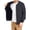 Dark Grey, variant on Mens Lightweight Coat Casual Bomber Coat Varsity Coat