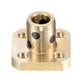 thumbnail image 3 of Uxcell 6mm x 10mm x 15mm Sleeve Bearings Square Flanged Wrapped Oilless Bushings, 3 of 5