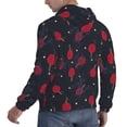 thumbnail image 6 of Fotbe Men's Hoodie with Ping Pong Pattern - Kangaroo Pocket Pullover Hooded Sweatshirt, Perfect for Daily Wear, Travel, and Home-3X-Large, 6 of 7