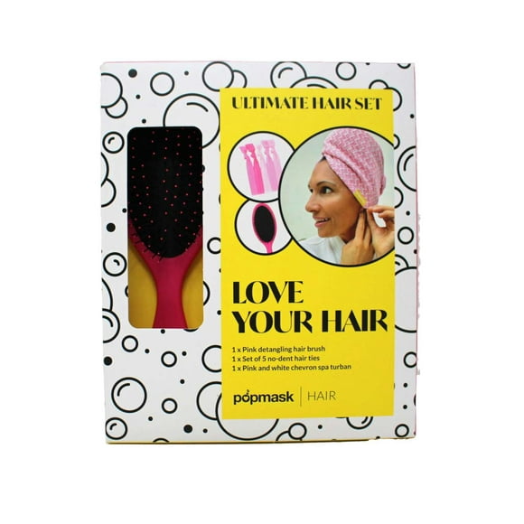 Popmask Hair Ultimate Hair Set Love Your Hair Pink