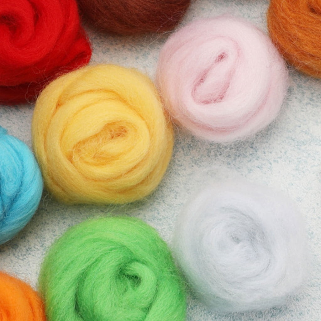 Needle Felting Set with Felting Tool Wool Needle Felting Starter Kits Needle Felting Supplies for Craft Home Decoration
