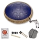 thumbnail image 2 of Kit de tambor de lengüeta de acero de 15 tonos, tono D, etéreo, sin preocupaciones, instrumento de percusión manual, azul, 14 pulgadas, con accesorios completos, 2 of 8