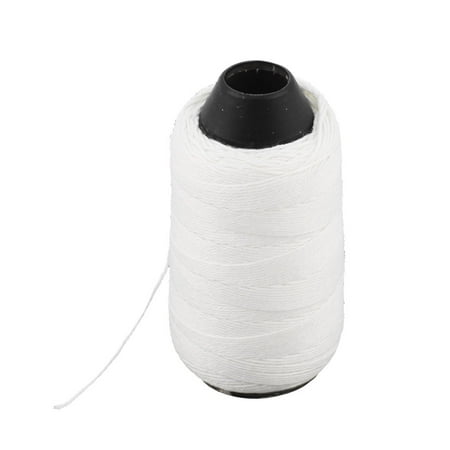 Unique Bargains Tailoring Polyester Line Quilting Sewing Thread Reel String Spool White