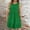 *Green, variant on ClodeEU Women's Summer Plus Size Round Neck Sleeveless Dress ,Solid Color Casual Midi Dress Khaki,Womens Plus XXXXXL