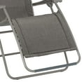 thumbnail image 3 of Lafuma RSX Clip Sunbrella Outdoor Steel Folding Lawn Recliner Chair, Slate, 3 of 5