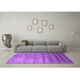 thumbnail image 3 of Ahgly Company Indoor Round Abstract Purple Contemporary Area Rugs, 6' Round, 3 of 4
