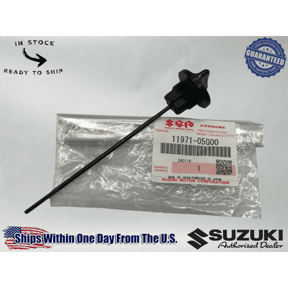 Suzuki OEM OZARK 250 LTF250 QUADRUNNER Z250 OIL LEVEL DIPSTICK 11971-05G00