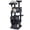 Dark Grey, variant on 64″ Cat Tree with 2 Condos & Top Platform & Scratching Posts & Storage, Dark Grey