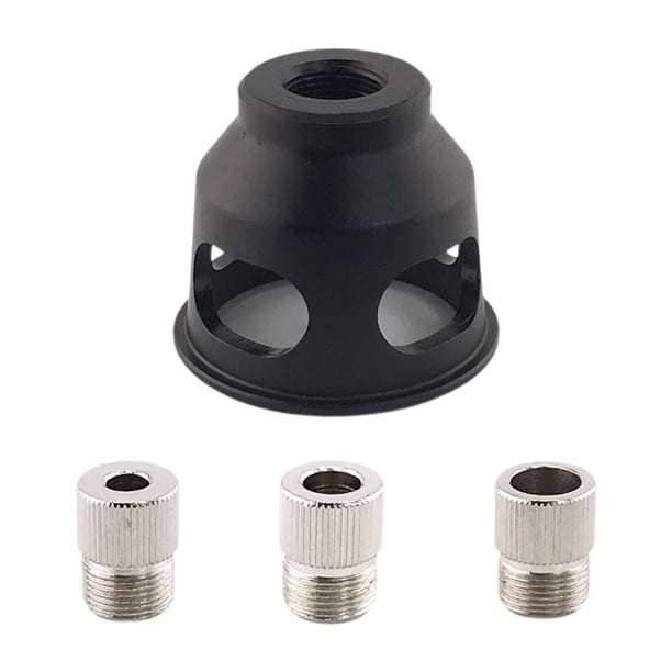 Kit de guía de broca autocentrante para agujeros de plantilla de 6/8/10 mm, herramienta de perforación para localizar agujeros de madera Negro