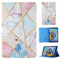 thumbnail image 1 of Dteck Folio Case for Samsung Galaxy Tab A7 10.4" 2020 SM-T500 T505, Slim Fit PU Leather Multi-angle Viewing Stand Shockproof Case Built-in Card Slots Cover,34# Marble, 1 of 7