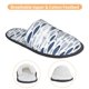 thumbnail image 3 of Fotbe Blue Fish Pantuflas Peludas para Mujer con Estampado, Zapatillas de Peluche, Zapatos de Invierno para Casa, Uso Interior y Exterior-Medium, 3 of 8