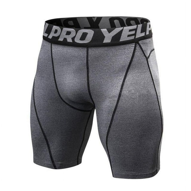 -Shorts de Compression pour Hommes Shorts de Course gym Sport Collants de Compression Séchage Rapide Entraînement Mise en Forme Compression Shorts de gym