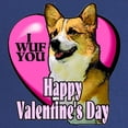 thumbnail image 2 of CafePress - Welsh Corgi Valentines Maternity Dark T Shirt - Maternity Dark T-Shirt, 2 of 3
