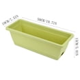 thumbnail image 2 of Harliver Window Box Planter, Plastic Vegetable Flower Planters Boxes with Drainage Holes，19.7Inches Rectangular Flower Pots for Indoor Outdoor Garden, Patio, Home Decor, 2 of 5