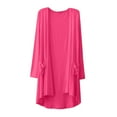 thumbnail image 3 of Long Cardigan Women's Long Sleeve Thin Spring Summer Autumn Cardigan Sweater Hoodie Women plus Size Womens Light Weight Cardigan Sweaters for Women plus Size 4x Rib Cage Cardigan Open Long Cardigans, 3 of 4