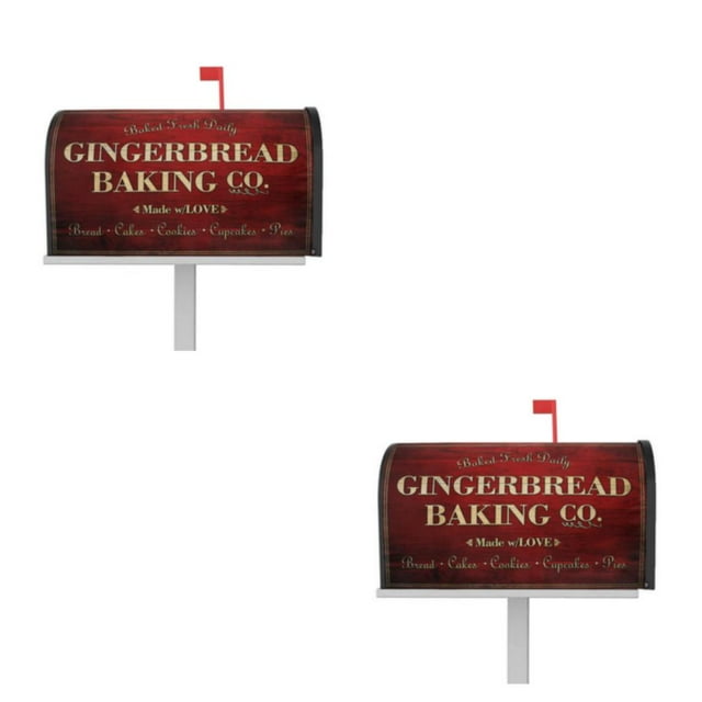 tredstone Brighten Up Mailbox Vibrant Christmas Deer Pattern Sleeve Standard Size YTYH2309044 2Set