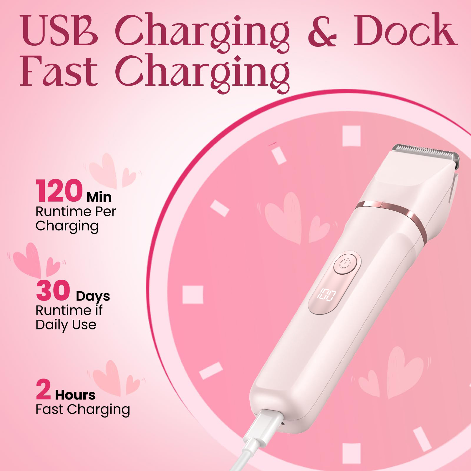 OBACRE 2-in-1 Women's Electric Bikini & Facial Trimmer photo 2