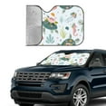 thumbnail image 4 of Bingfone Turtle And Sea Life Car Windshield Sun Shade Protector Keep Your Vehicle Cool Sun Shield Visor Cover Foldable For Car Truck Suv-Medium, 4 of 9