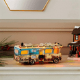 thumbnail image 5 of Houses with Lights, Lighting Up Christmas Town Village Sets, Christmas Vacation Decorations, Vacation Holiday House, 5 of 6