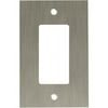 Franklin Brass Concave Single/GFCI Decorator Wall Plate in Satin Nickel