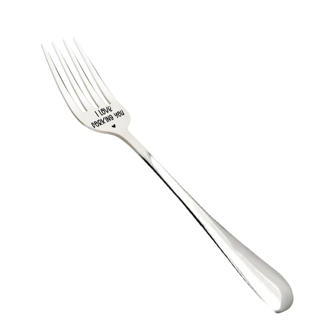 Xihbxyly Juego de Tenedores de Acero Inoxidable para San Valentín, Elegante Diseño de Vajilla, Material Duradero y Resistente a La Oxidación, Perfecto para Aperitivos, Postres o Platos Principales, R