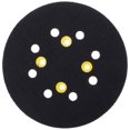 thumbnail image 1 of 5 Inches 125 MM 8Hole Backup Sanding Pad 4 Nails Hook and Loop Sander Backing Pad for Electric Grinder Power Tools Accessories, 1 of 7