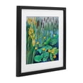 thumbnail image 3 of Stupell Industries Blooming Water Lilies Pond Black Framed Print Under Glass design by Violeta Vollmer, 13 x 13, 3 of 10