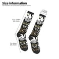 thumbnail image 3 of Bingfone Compression Socks for Women and Men Long Socks for Running Athletic Cycling Nurse-Ink Graffiti Owl, 3 of 8