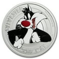 thumbnail image 1 of 2018 Tuvalu 1/2 oz Silver Looney Tunes Sylvester Proof, 1 of 5