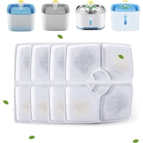 12 Pack Cat Water Fountain Filters, Cirfifth Cat Fountain Filter Replacement, for Square Cat Water Fountain Inside