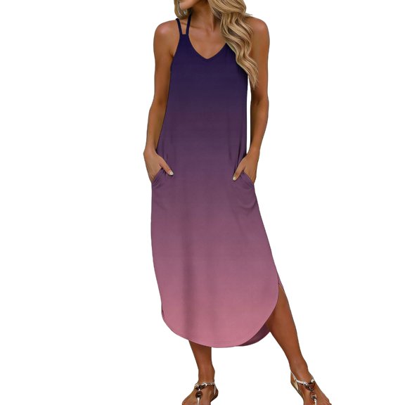 Aellinatey Women's Swimsuit Beach Cover Up Dress V Neck Swimwear A Line Bathing Suit Coverups with Pockets