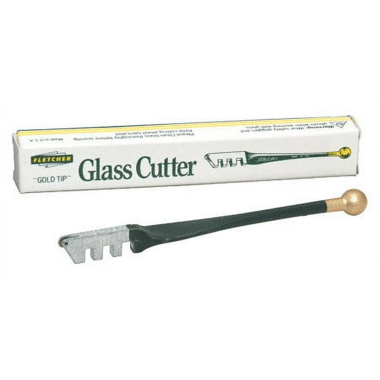 Fletcher 02 Gold-Tip Metal Handle Ball End Glass Cutters