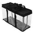 thumbnail image 1 of PVC Tool Storage Bag Portable Simple Transparent Zippered Dustproof Large Capacity Tool Organizer Bag Carry Case For Small Tools Maintenance, 1 of 8