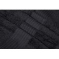 thumbnail image 6 of Dewalls Maisons 3-Pack Large Bath Towels, 100% Cotton 27x54 Inches, Quick Drying, Super Absorbent, Perfect for Daily Use, Bathroom & Hotel - Black Color, 6 of 8