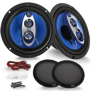 (2) Memphis Audio PRX603 6.5 100 Watt 3-Way Car Speakers + RockMat Sound  Kit