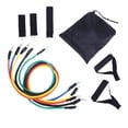 thumbnail image 3 of 11 Piece Multifunction Elastic Exercise Resistance Bands Set Home Fitness Stretch Workout Bodybuilding Pull Rope  String Strap Yoga Muscle Training Exercise, 3 of 5