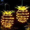 thumbnail image 1 of Luces solares de metal con forma de piña YUANXCMXG 60 LED Resistente al agua, 1 of 3