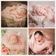 thumbnail image 5 of Newborn Photography Baby Posing Layer Props Basket Filler Stuffer Blanket Photoshoot HandKint Photo Wool Wrap, 5 of 6